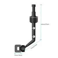 Soporte de teléfono giratorio para coche, soporte multifuncional para espejo retrovisor, navegación GPS, 360 grados - details 5