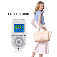 Unidad de máquina Tens de 12 modos, 4 almohadillas de electrodos para alivio del dolor, masaje de pulso, estimulación muscular EMS, Electroestimulador Tens - details 6