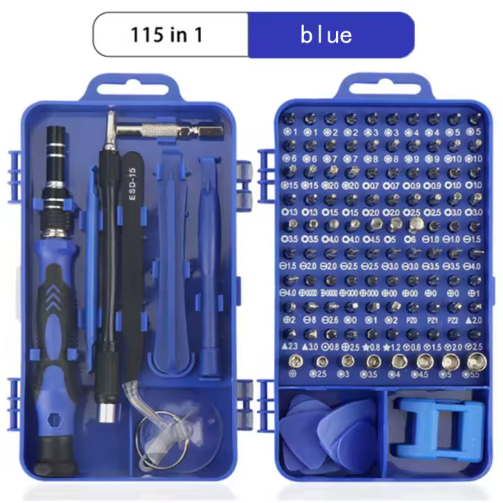 Llave de destornillador magnética Torx Phillips 130 en 1 con bit para tornillo eléctrico herramienta de reparación para teléfonos y PC estilo de cabeza hexagonal normal para uso doméstico DIY - 1