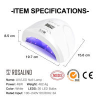 NAILWIND-secador de uñas para manicura y pedicura, lámpara LED UV para curado de esmalte de uñas en Gel con sensor de movimiento, equipo de herramientas para uñas - details 50