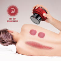 Masajeador eléctrico de terapia de ventosas,12 velocidades,calentamiento, respiración,masaje recargable,cuerpo,Guasha,Baguan - details 6