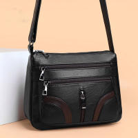 Bolso de hombro de cuero PU para mujer, bandolera versátil, Retro, Simple, informal, regalo para madre de mediana edad - details 12