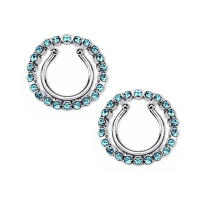 Gema de cristal circular para adultos, protector sin perforación, joyería corporal falsa con agujero de 8mm, cubierta de escudo, juguete para piercing, 1 par - details 4