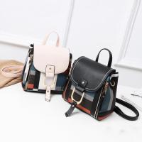 Mochila de cuero PU de alta calidad para mujeres bolso escolar multiusos para adolescentes bolso de hombro chaleco bolso de mano mochila cruzada - details 13