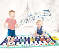 Kids Musical Piano Mat Duet Keyboard Play Mat 20 Keys Floor Piano with 8 Instrument Sound 5 Paly Modes Dance Pad Puzzle Toys - details 4