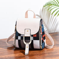 Mochila de cuero PU de alta calidad para mujeres bolso escolar multiusos para adolescentes bolso de hombro chaleco bolso de mano mochila cruzada - details 6