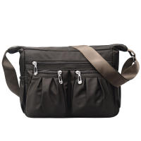 Bolso de hombro de nailon para mujer, bandolera impermeable con múltiples bolsillos, de gran capacidad, Oxford, de viaje - details 19