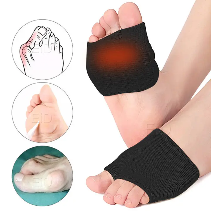 Almohadillas de silicona para el antepié, Protector antideslizante para masaje de pies, ortopédico para aliviar el dolor, cojín elástico de tacón alto, Unisex - 1