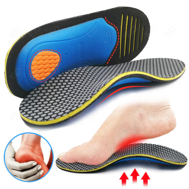 Plantillas ortopédicas EiD EVA para fascitis plantar, almohadilla de suela plana para la salud del pie, almohadilla de soporte para el arco, cuidado de los pies