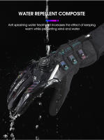 WEST BIKING-Guantes Térmicos de invierno para ciclismo, manoplas reflectantes para pantalla táctil, resistentes al agua, para ciclismo, moto y esquí - details 6