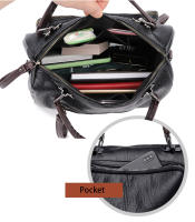 Bolso de mano de cuero PU suave para mujer, bolso cruzado de gran capacidad, bolso de viaje de negocios, bolso de mano Vintage, invierno, nuevo - details 16