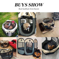 Jaula plegable portátil para perros y gatos, tienda de campaña Oxford, cerca octogonal, resistente al agua perrera, casa lavable para mascotas - details 0