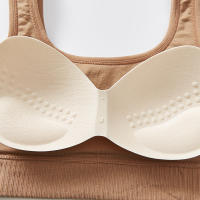Top de Deportiva de Algodón para Mujer Sexy Lencería de Color Sólido Cómoda Ropa Exterior - details 13