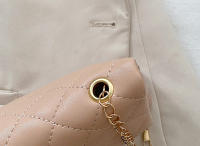 Bolso de Hombro de Diamante en Red para Mujeres Bolso Cruzado de Cuero PU con Cadena de Lujo Bolso de Mensajero Bolso de Mano y Cartera - details 12