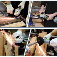 Amoladora Angular Inalámbrica de Litio-Ion WORKPRO 20V Máquina de Pulir y Corte para Reparación de Herramientas Eléctricas Hecha en China - details 7