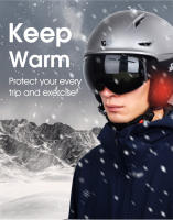 WEST BIKING-casco de esquí y Snowboard para hombre y mujer, gorro de seguridad ajustable para bicicleta eléctrica y motocicleta, cálido para invierno - details 8