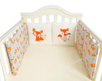 Cojín de Seguridad para Niños Protector Anti-colisión y Anti-caída Decoración de Habitación Espalda de Cama para Niños Material de Seda/Algodón Forma de Cojín Recomendado para Ambos Sexos - details 0