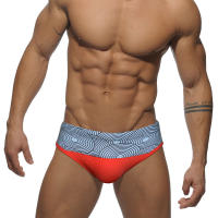 Jessborn-Calzoncillos de natación para hombre, bañador sexy de cintura baja con bloqueo de color, pantalones cortos deportivos para surfear en la playa, primavera caliente - details 4