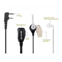 Retevis Walkie Talkie Headset Air Tube PTT Headphone 2 Pin Earphones for Kenwood Baofeng UV 5R RB618 RT622 - details 8