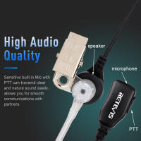 Retevis Walkie Talkie Headset Air Tube PTT Headphone 2 Pin Earphones for Kenwood Baofeng UV 5R RB618 RT622 - details 3