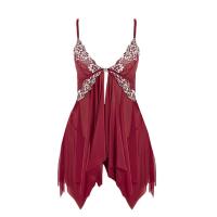 Lencería Sexy para mujer, picardías con cierre frontal, encaje con cuello en V, ropa de dormir de malla, lencería para mujer, ropa de dormir, lencería porno - details 40