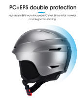 WEST BIKING-casco de esquí y Snowboard para hombre y mujer, gorro de seguridad ajustable para bicicleta eléctrica y motocicleta, cálido para invierno - details 3