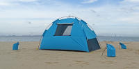 Tienda de Playa Grande para 4 Personas Refugio Solar Protector UV Ideal para Jardín, Parque, Barbacoa, Patio, Pesca - details 19