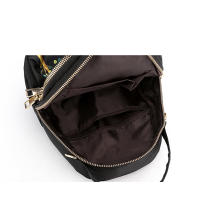 Mochila con estampado de moda para mujer, bolso cruzado de nailon de gran capacidad, multicapa, mochilas escolares, mochila de viaje impermeable - details 18