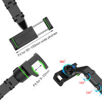 Soporte de teléfono giratorio para coche, soporte multifuncional para espejo retrovisor, navegación GPS, 360 grados - details 8