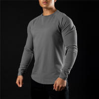Camiseta de Algodón con Mangas Raglan Cómoda para Entrenamiento de Primavera/Otoño - details 3