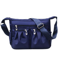 Bolso de hombro de nailon para mujer, bandolera impermeable con múltiples bolsillos, de gran capacidad, Oxford, de viaje - details 17
