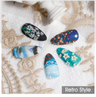 ROSALIND esmalte de Gel de yeso blanco, crea estilos únicos, lámpara UV/LED fácil para diseño de uñas, esmalte de uñas de Gel 3D, No necesita capa superior - details 7