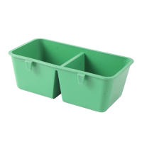 Comedero para pájaros de doble cuenco, dispositivo para comer bebidas de agua, comedero para loros y palomas, dos usos para alimentar y beber, 2 piezas - details 2