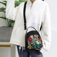 Mochila con estampado de moda para mujer, bolso cruzado de nailon de gran capacidad, multicapa, mochilas escolares, mochila de viaje impermeable - details 0