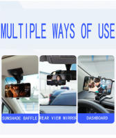 Soporte de teléfono 3 en 1 para coche, espejo retrovisor de salpicadero para teléfono móvil, navegación GPS, soporte de teléfono automático ajustable para iPhone 13 - details 9