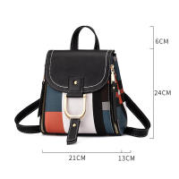 Mochila de cuero PU de alta calidad para mujeres bolso escolar multiusos para adolescentes bolso de hombro chaleco bolso de mano mochila cruzada - details 21
