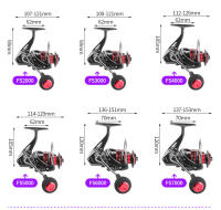 Carrete de Pesca DEUKIO Drag Max 12KG Carretes de Metal Ideal para Accesorios de Pesca - details 4