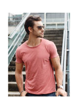 Camiseta para Hombres AIOPESON 100% Algodón Suave Fitness Verano Delgada Ropa de Casa Cuello Redondo Manga Corta Camiseta Sólida para Hombres - details 4