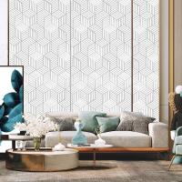 5mHome Decoration Geometric Hexagon Wallpaper Peel And Stick Wallpapers Removable Self Adhesive Stickers Vinyl Paper For Bedroom - details 8