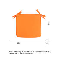 1Pc Candy Colors Cushion Garden Fabric Plain Square Cushion European Dining Chair Cushion Creative Sofa Fabric Cushion 40*40cm - details 1