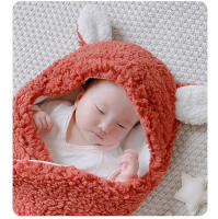 Mantas suaves para bebé recién nacido, sacos de dormir de lana de invierno, ropa de cama gruesa para recién nacido, saco de dormir cálido para bebé de 0 a 9 meses - details 7