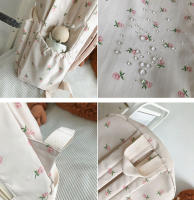 Mochila Floral a la moda para mujer, bolsa de nailon impermeable para adolescentes, gran capacidad, bolsa escolar para estudiantes, bolsa de viaje - details 14