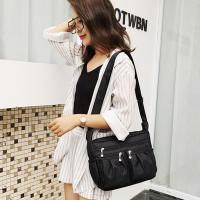 Bolso de hombro de nailon para mujer, bandolera impermeable con múltiples bolsillos, de gran capacidad, Oxford, de viaje - details 5