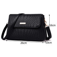 Bolso de hombro pequeño para mujer, bandolera de piel sintética suave con solapa, diseño Simple - details 16