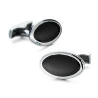 Gemelos esmaltados de latón negro de alta calidad para hombre, mancuernas de camisa francesa de estilo clásico, marca de moda, novedad de verano - details 2