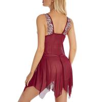 Lencería Sexy para mujer, picardías con cierre frontal, encaje con cuello en V, ropa de dormir de malla, lencería para mujer, ropa de dormir, lencería porno - details 35