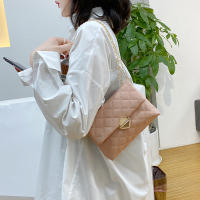 Bolso de Hombro de Diamante en Red para Mujeres Bolso Cruzado de Cuero PU con Cadena de Lujo Bolso de Mensajero Bolso de Mano y Cartera - details 5