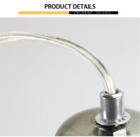 Lámpara colgante de cristal para decoración del hogar, luz LED moderna nórdica E27 para comedor/sala de estar, restaurante, cocina - details 4