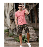 Camiseta para Hombres AIOPESON 100% Algodón Suave Fitness Verano Delgada Ropa de Casa Cuello Redondo Manga Corta Camiseta Sólida para Hombres - details 11