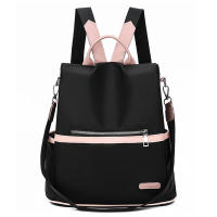 Mochila Oxford informal para mujer, bolso escolar de nailon impermeable, de alta calidad, a la moda, de viaje - details 9